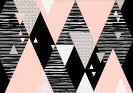 Maybe you would like to learn more about one of these? Modern Geometric Triangles Pink And Black Design Photo Wallpaper Mural 10752ve