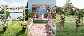 All the flowers used in this diy wedding arbor are from fiftyflowers.com. Wedding Arch Ideas You Ll Fall In Love With The Koch Blog