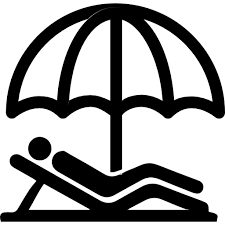Person Lying On A Beach Under An Umbrella Free Vector Icons Designed By Freepik Free Icons Icon Art Drawings For Kids