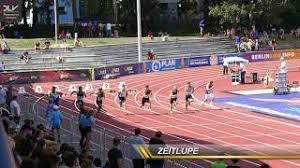 Mit schnelligkeit bezeichnet man die fähigkeit unter ermüdungsfreien bedingungen in maximal kurzer zeit motorisch zu agieren und/oder zu reagieren. 100 Meter Sprint Mannlich U18 Technik Videos Fur Abiprufungen Youtube