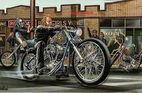 David mann is a painter of native american figures and genre as these subjects would appear in the wandering navajo david mann oil 20″ x 16″ sold. Amazon Com Vintage David Mann Art Motorcycle Art Poster No Frame 36x24 Posters Prints