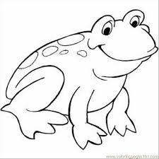 There are more than 4,000 known species of frogs, including toads. Smiling Frog Coloring Page For Kids Free Frog Printable Coloring Pages Online For Kids Coloringpages101 Com Coloring Pages For Kids
