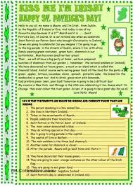 25 Free Esl Saint Patrick Worksheets Saint Patricks Kids Distance Learning Teaching