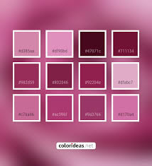 A list of pale red colors with a palette. Can Can Purple Night Shadz Claret Red Color Palette Color Palette Ideas