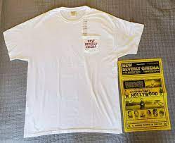 Once Upon A Time In Hollywood T Shirt New Beverly Cinema Tarantino Plus Poster New Beverly Cinema Shirts Mens Shirts