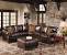 Modern Brown Leather Sectional