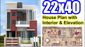 We have also given a store and a washroom at the ground floor of the house with an ots at the mid of both. 20x30 House Plan With Interior Elevation Car Parking Youtube