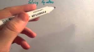 This video explains how to solve quadratic equations using their graph.textbook exercise: Solving Equations Corbettmaths Youtube