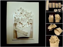 Simple mother's day card or valentine's day card for kids to make. Paper Diy 3d Flower Novocom Top