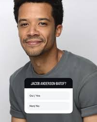 📲 A convention in France is surveying interest in Jacob Anderson  attending. I think this is just for fun but you never know! Link