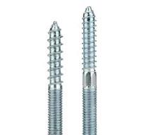 8mm / M8 X 70 A2 Stainless Steel Hanger Bolts Wood To Metal Dual Thread  Dowel Screws 10 Pack