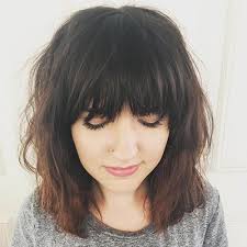 Medium length hair with bangs. Pin On Popular