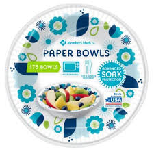 Sam's club paper plates and bowls. Member S Mark Paper Bowls 12 Oz 175 Ct Sam S Club
