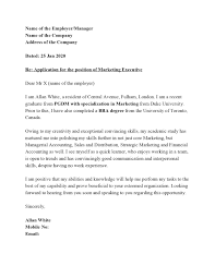 This letter is important to market the skills and experience of the applicant and to create an impression on the kind of employee the employer is looking to hire. Cover Letter For Fresher Sample Format Templates Leverage Edu