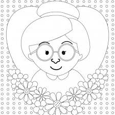 Fªte des grands m¨res 2018 et 2019 calendriervip. Dessin Fete Des Grands Meres Un Dessin Pour Mamie Avec Tete A Modeler
