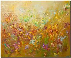 In my abstract art video lesson tutorials i will demonstrate different modern techniques that i personally… Painting For Sale Modern Abstract Flowers Painting Contemporary Colorful Palette Knife Painting 8138