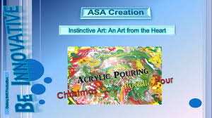 Acrylic Pour 1 Experiment With Zinsser Latex Extender As A Pouring Medium Christmas Colors Youtube