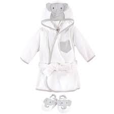 I got my friend the same robe but from target for her baby and it is much better quality. Hudson Baby Infant Cotton Animal Face Bathrobe And Slippers 2pc Modern Elephant 0 9 Months Target