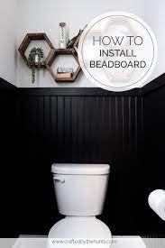 Want to add beadboard, but don't want to go through the hassle of removing your baseboards? How To Install Beadboard Without Removing Baseboards