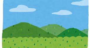山の風景のイラスト | かわいいフリー素材集 いらすとや