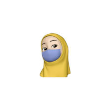 18+ terbaru foto profil blank, foto profil. Memoji Hijab With Masker Ilustrasi Karakter Kartun Ilustrasi