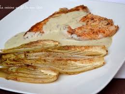 Filets De Poulet Sauce Roquefort Et Chicons Braises Recette Chicons Braises Filet Poulet Recettes De Cuisine