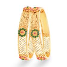 Gold Bangle Kangan Designs With Price And Weight South India Jewels Gold Bangles Gold Bangles Design Bangle Designs