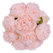 Red rose giant foam paper flower wall artificial flowers for. Lvydec Vintage Peony Artificial Flowers 2 Pack Silk Flowers Bouquet 10 Heads Peony Fake Flowers For Wedding Home Decoration Peach Buy Online In South Africa At Desertcart Co Za Productid 63323465