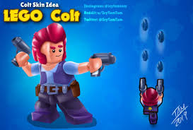 The key inspiration for the title is a game where players literally build their own heroes. Colt Skin Minifigure Idea Lego Colt Brawlstars