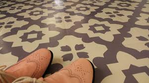 Casablanca Grey Vinyl Floor Tiles By Zazous Vinyl Flooring Grey Vinyl Flooring Tile Floor
