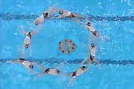 United states swimmers cheer on teammates during swimming competitions at the 2020 summer olympics. Synchronized Swimming Gifs Get The Best Gif On Giphy