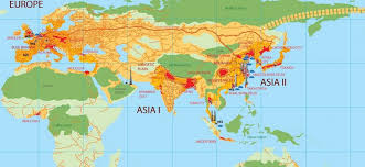 It spans from iceland to the. Endless City Eastern Hemisphere The Un Habitat Maps On The Web