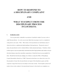 Yours is an organization of very good repute. Https Www Lsba Org Documents Committees Howtoresponddisciplinarycomplaint Pdf