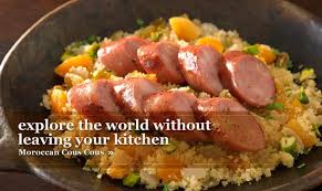 Serve garnished with green onions and cilantro leaves. Recipeslide Couscous Jpg Sausage Recipes Recipes Recipe Using Chicken