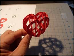 Making sure the centre of the hearts fold in and not out. Valentine S Day Pop Up Card 3d Heart Tutorial Creative Pop Up Cards Heart Pop Up Card Pop Up Cards Pop Up Card Template