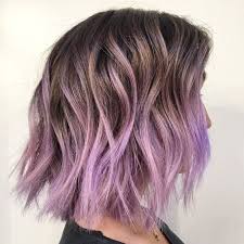 This ombre looks great on an elongated caret. Short Ombre Black And Purple Hair Novocom Top