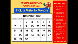 Pick A Date To Donate Calendar Rules