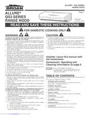 Whether you are looking for essay, coursework, research, or term paper help, or with any other assignments, it is no problem for us. Broan Allure Qs3 Series Manuals Manualslib