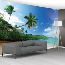Maybe you would like to learn more about one of these? 1wall Tropical Beach Sea Palm Trees Exotic Mural Wallpaper 366cm X 253cm