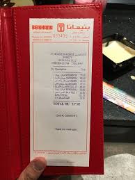 Invoice For 2 Persons Picture Of Benihana Riyadh Tripadvisor