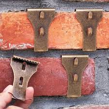 Set 4 Brick Clip Fastener Hangers Hanging Decoration Brick Wall Fireplace Hooks By Unbranded Walmart Com Brick Clips Brick Hanger Brick Wall Decor