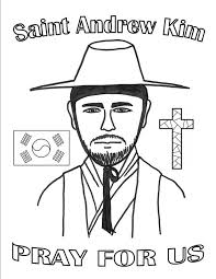We have collected 40+ catholic church coloring page images of various designs for you to. Saint Andrew Kim Taegon Coloring Page Saint Jude Catholic Church