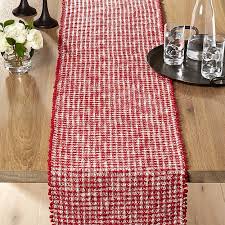 Peppermint 90 Table Runner Crate And Barrel Crate And Barrel Table Runners Christmas Tabletop