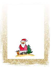 Weihnachtsbriefpapier selber machen, bestellen, kostenlos ausdrucken. Weihnachtsmann Nikolaus Freebies Im Blog Kreativzauber