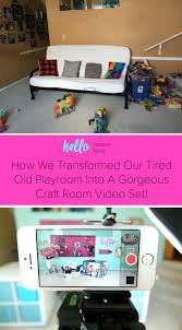 Decorate your room with the brightest and most beautiful. How We Transformed Our Tired Old Playroom Into A Gorgeous Craft Room Video Set Hello Creative Family