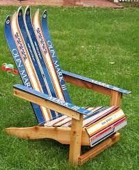adirondack ski chair ski decor ski lift chair adirondack