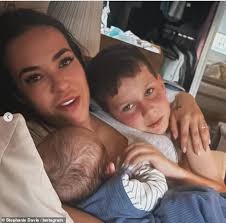 Stephanie Davis sparks concern that she has split from boyfriend Joseph  McKalroy just months after baby's birth