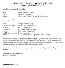 Misalnya saja pernyataan tertulis dari atas nama sekolah. Contoh Surat Keterangan Aktif Mengajar Dari Kepala Sekolah