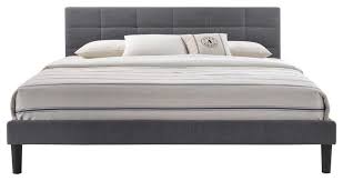 Maybe you would like to learn more about one of these? Lexington Square Tufted Upholstered Platform Contemporary Bed Midcentury Platform Beds By Luxeo Usa Alt K6701 Gry Houzz