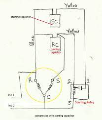 Learn vocabulary, terms and more with flashcards solid dark lines and dash lines represent what type of wiring on an electrical diagram? Air Compressor Capacitor Wiring Diagram Before You Call A Ac Repair Man Visit My Blog For Some Electrical Wiring Diagram Electrical Circuit Diagram Compressor